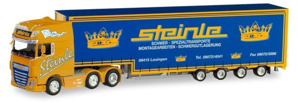 Herpa LKW DAF 106 XF Aerop. SSC Vol-Ga-KSZ Steinle 311304