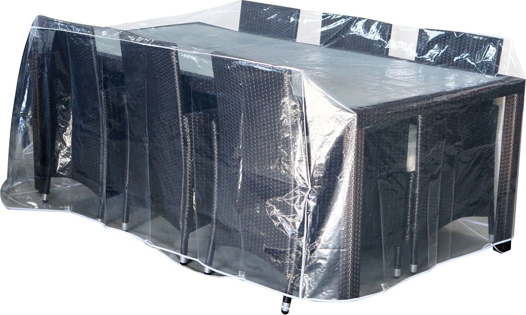 Abdeckplane2,1x1,3x0,80 cm transparent