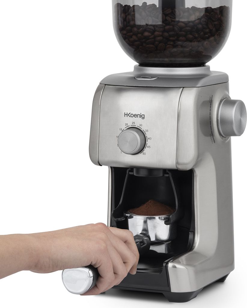 H.Koenig Elektrische Kaffeemühle GRD830 / 16 Stufen / 130W Produktbild 