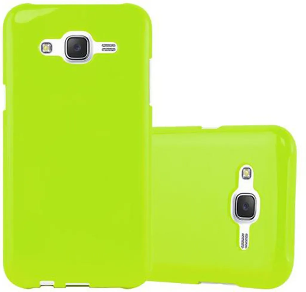 Cadorabo cover protettiva per Samsung Galaxy J5 2015 cover in TPU verde Custodia Cover
