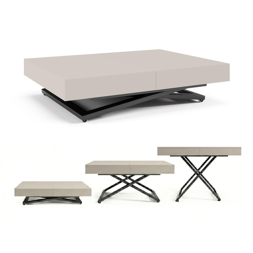 Table Basse Relevable et Extensible SANDI 120x80/200 cm – Image du produit 