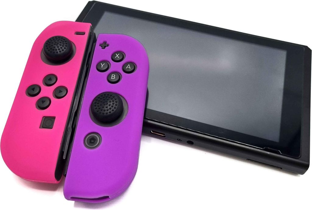 Hüllen & Skins für Nintendo Switch 1 – Performance-Gaming-Hülle – Soft Grip-Abdeckungen – Rutschfestes Joy-Con-Controller-Zubehör – Lil...