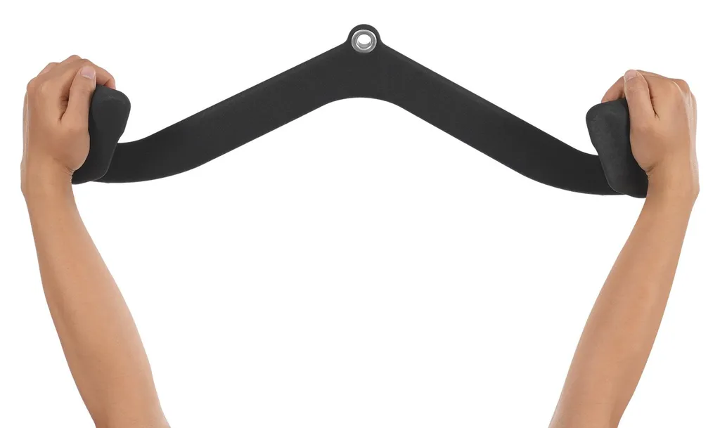 Embout barre de traction grande capacité de charge avec grip noir mat