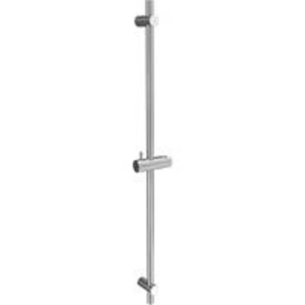 Barre de douche 90 cm en acier chromé avec support pivotant réglable