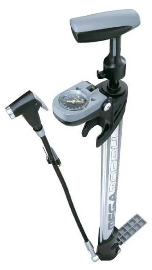 Fini les crevaisons difficiles avec la pompe Topeak Mega Morph vélo - 2
