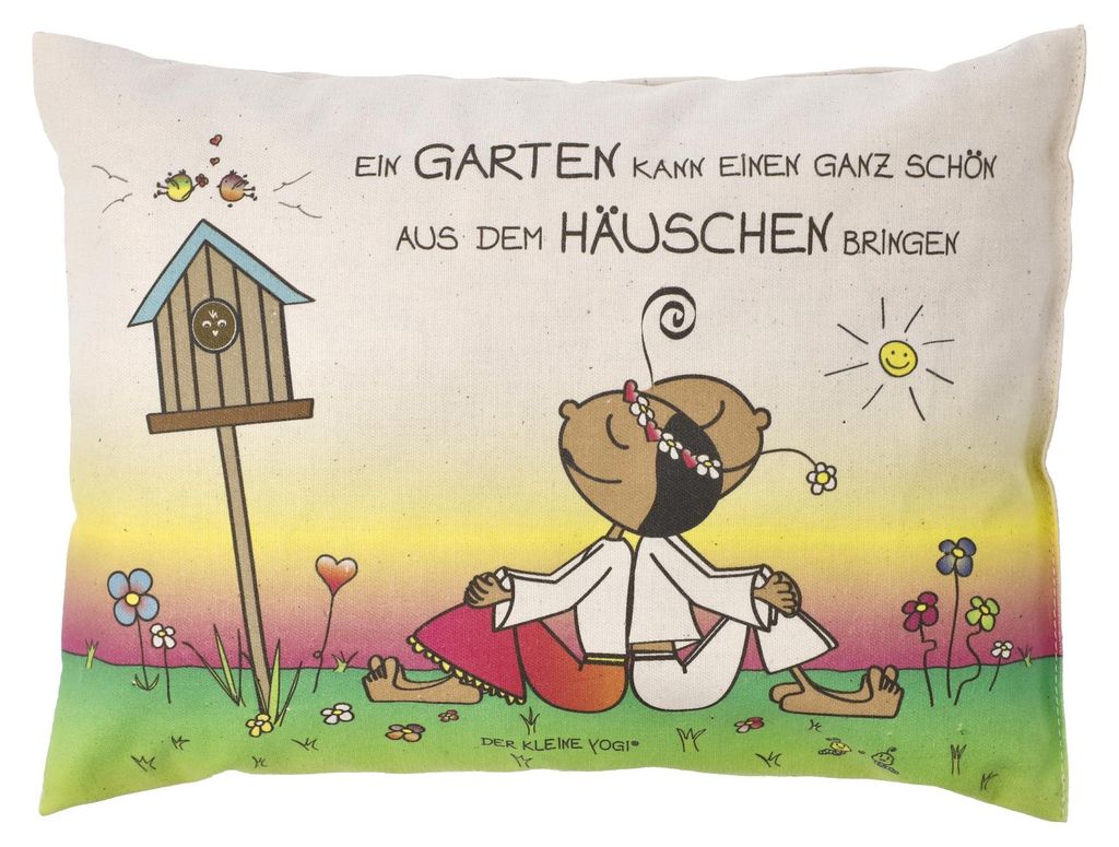 Goebel Bio-Zirbenkissen Der kleine Yogi - Ein Garten kann einen..., Zirben Kissen, 54103141