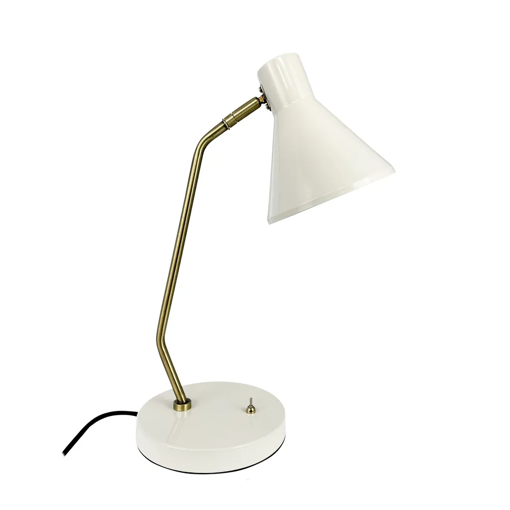 Lampada da tavolo, lampada da tavolo, lampada da comodino, lampada da scrivania, lampada da lettura a LED, Sleep cream white
