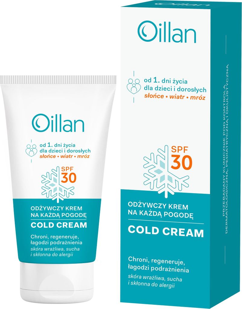 OILLAN COLD CREAM pflegende Gesichtscreme LSF 30 für jedes Wetter 50 ml