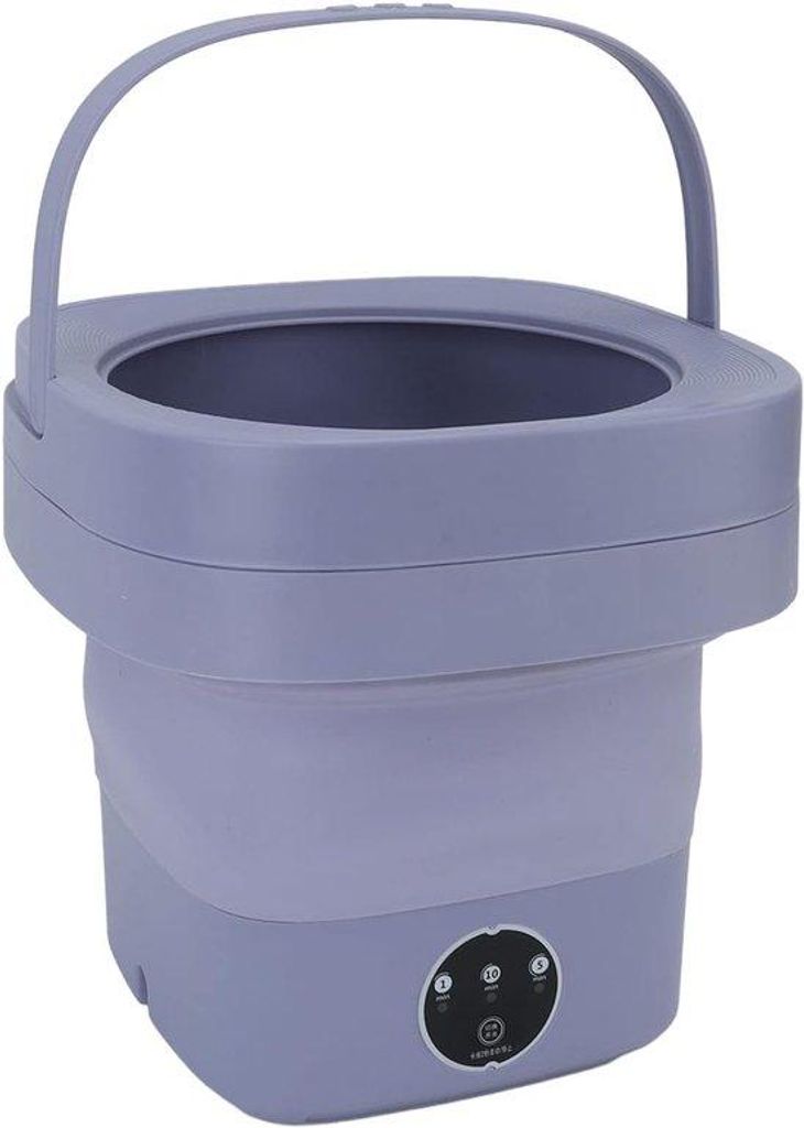 Kleine automatische vouwbare wasmachine (paars)