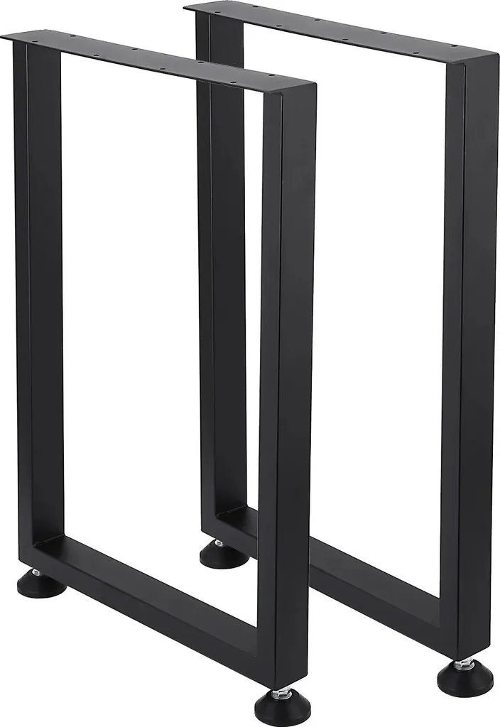 Pieds de table pour création de banc et table basse DIY acier carbone