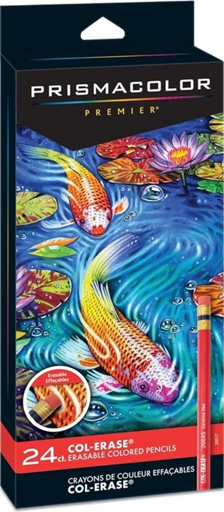 Kredki pigmentowe PRISMACOLOR Premier, 24 sztuki z gumką do Zdjęcie produktu 