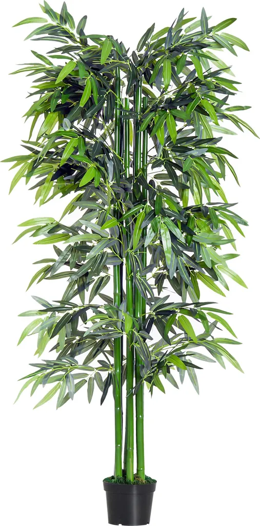 Bambou Artificiel 180 cm - Grande Plante Verte Artificielle d'Intérieur