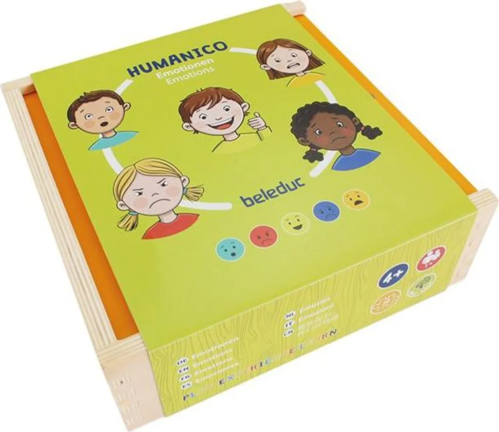 Jeu en bois Beleduc Humanico Emotions pour décoder les expressions