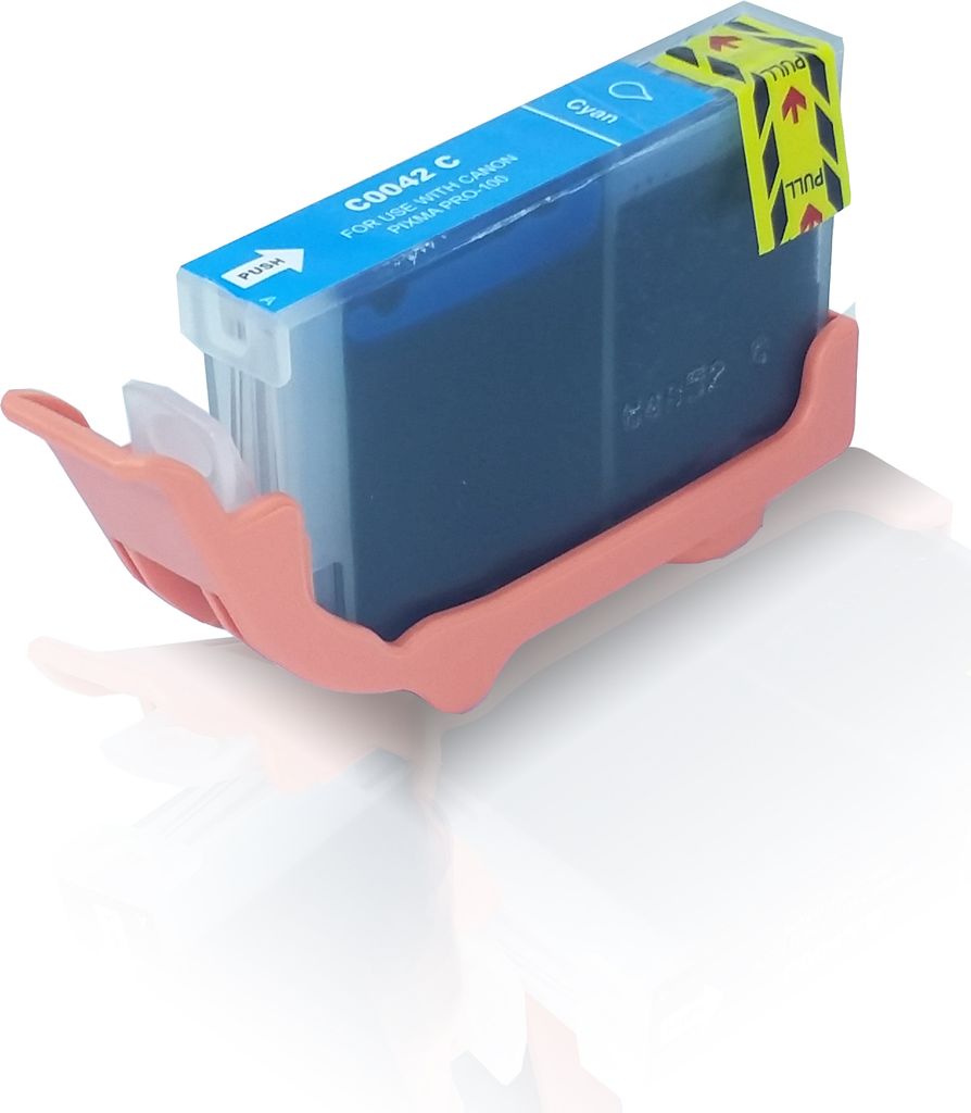 kompatible Tintenpatrone - Cyan - für Canon Pixma Pro 100 Canon Pixma Pro 100S Canon Pixma Pro 100 S CLI42 CLI-42 CLI42C CLI-42C Cyan Zyan Blau - ...