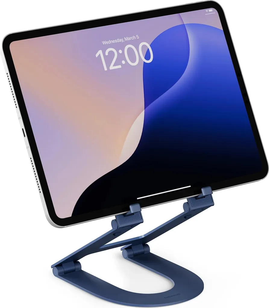 Twelve South Curve Mini: Supporto Premium per Tablet Blu Costiero