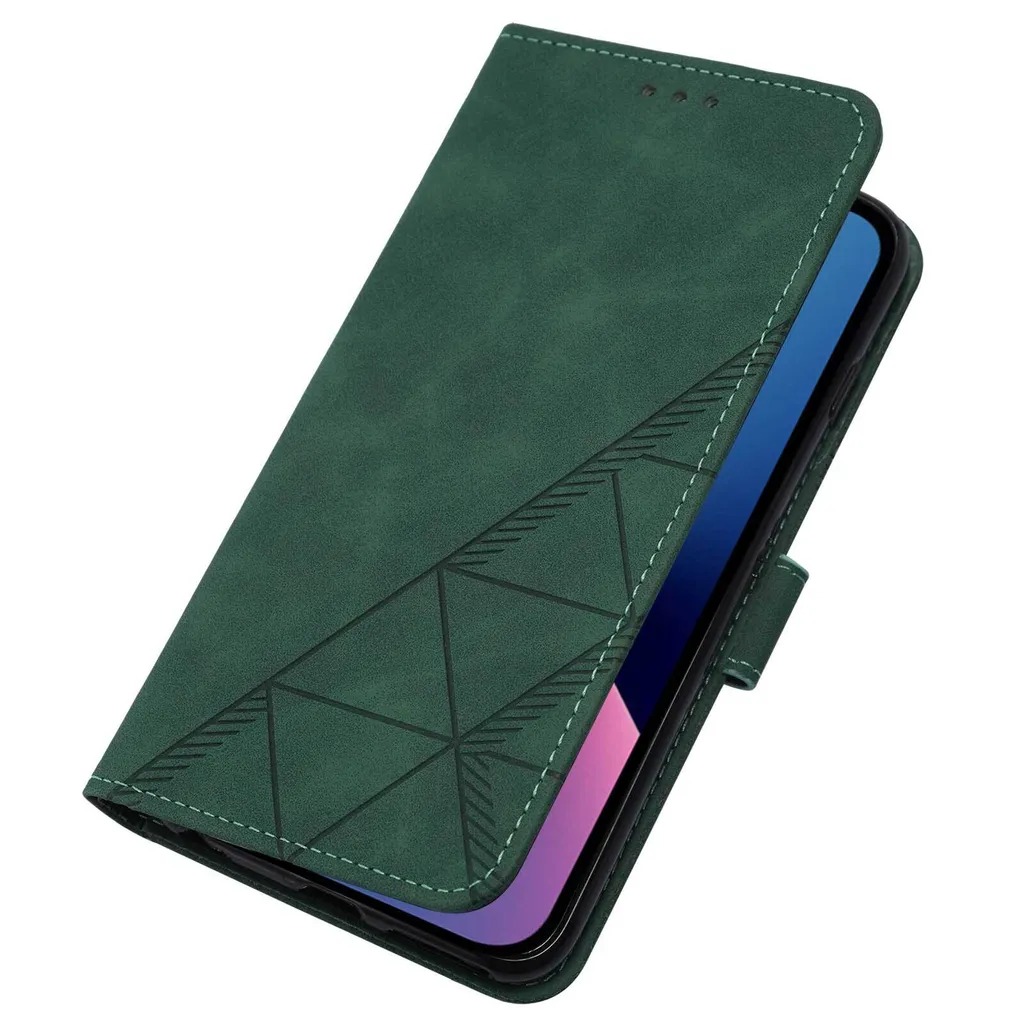 QLTYPRI Custodia per iPhone 15 Pro Max in pelle PU di alta qualità semplice custodia a portafoglio con slot per carte di credito cavalletto chiusura magnetica antiurto per iPhone 15 Pro Max