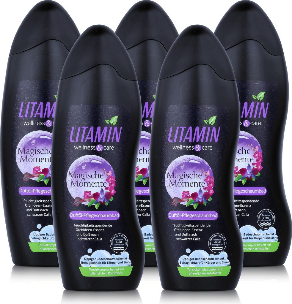 LITAMIN Duftöl-Pflegeschaumbad Magische Momente 750ml Produktbild 
