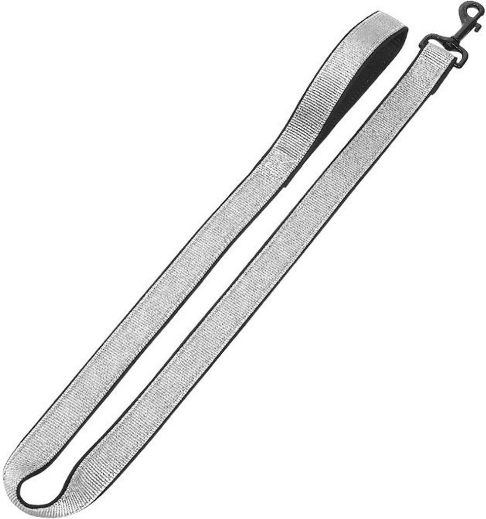 Nobby Leine "Classic Reflect SOFT" grau 20mmx120cm