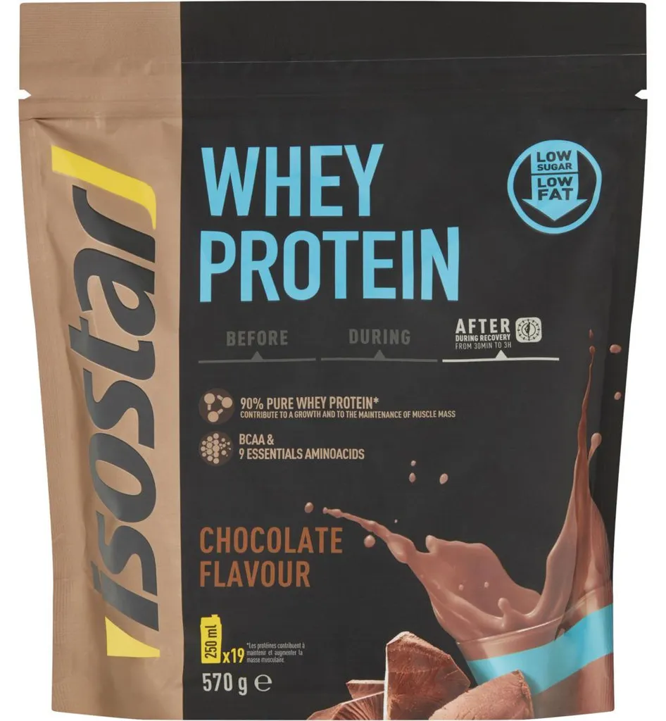 Whey Protein Isostar Chocolat 570g - Idéal après Entraînement Intense