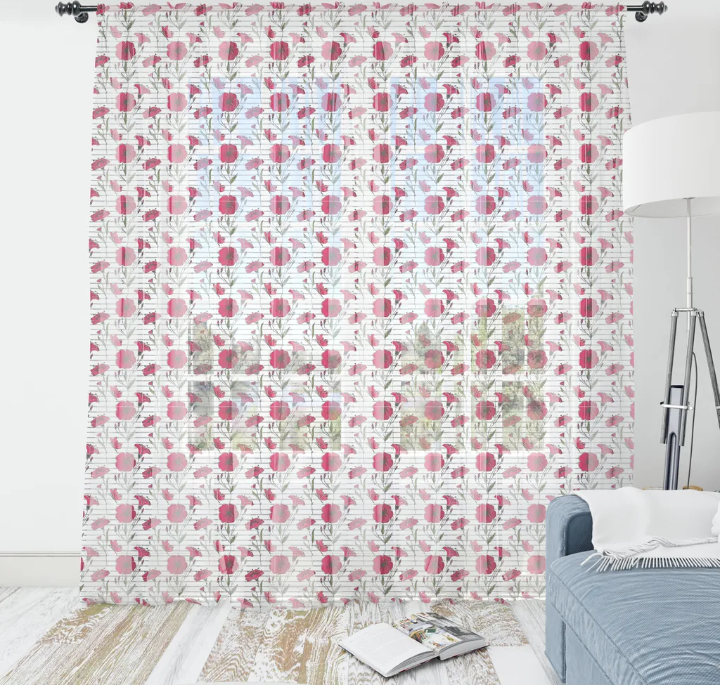 Arazzo Papaveri ABAKUHAUS 160x274 Lavabile - Arredo Casa Satin