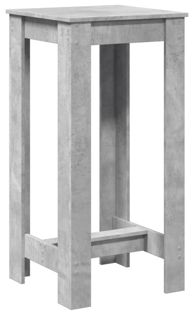 vidaXL Bartisch Betongrau 51x50x103,5 cm Holzwerkstoff Produktbild 