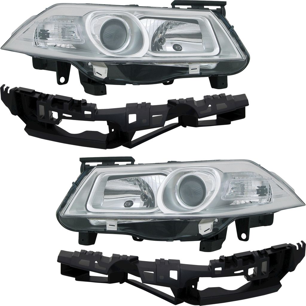 TYC Scheinwerfer Set für Renault Megane 2 2/2006-10/2008 H1 H7 LWR Stellmotor