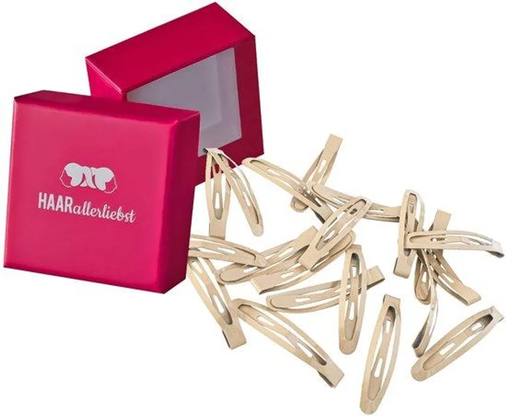 Petites pinces barrettes cheveux beiges de 4.3cm pour fillettes