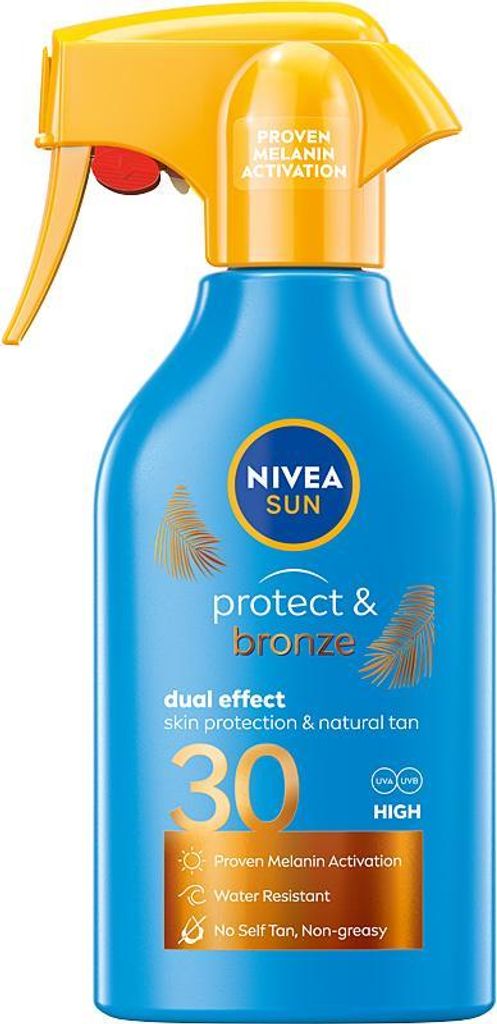 NIVEA SUN Sprej na opaľovanie s aktívnym bronzujúcim Obrázok produktu 