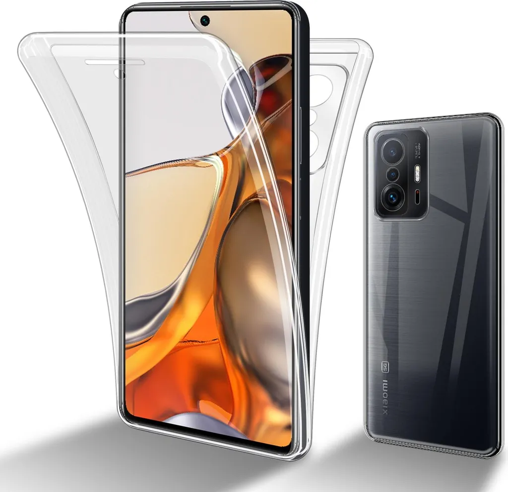 Cadorabo Custodia 360° Xiaomi 11T / 11T PRO Trasparente Full Body