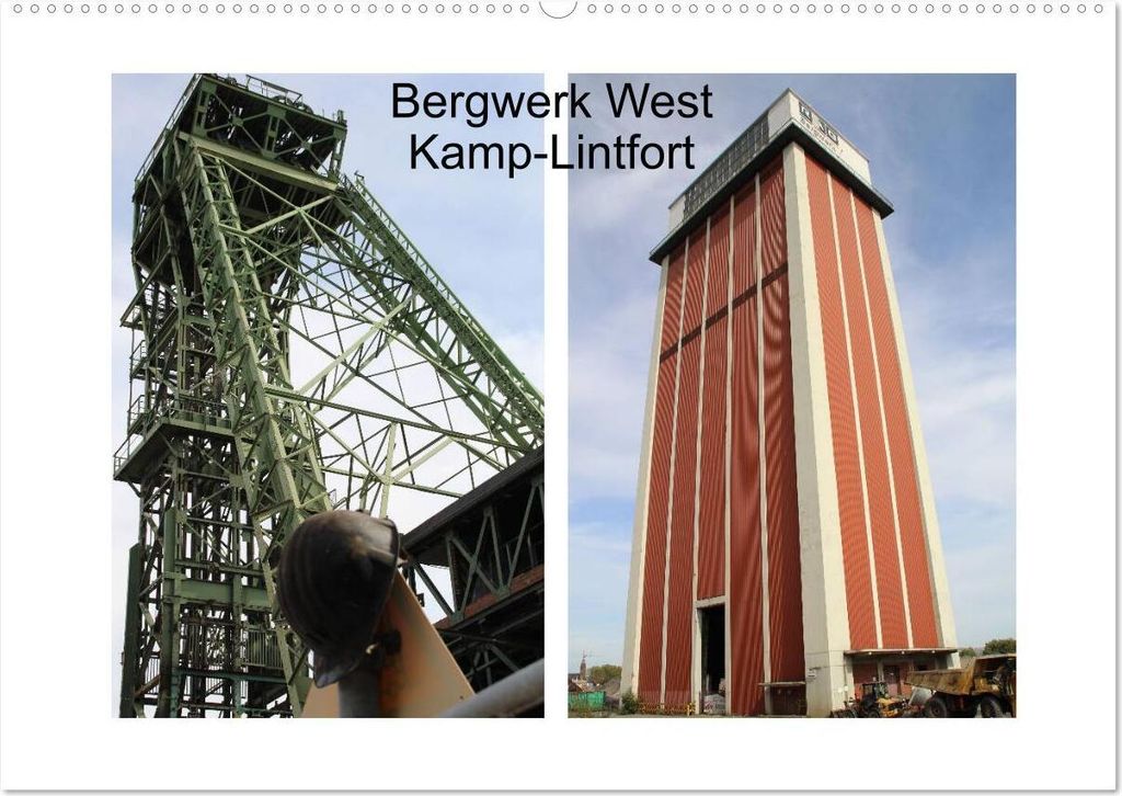 Bergwerk West Kamp-Lintfort (Wandkalender 2026 DIN A2 quer), CALVENDO Monatskalender