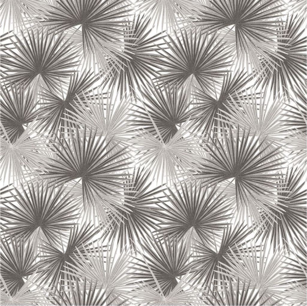 Fototapete Vlies 39184-2 The Wall II Palmen grau 3-tlg. 159 x 280 cm