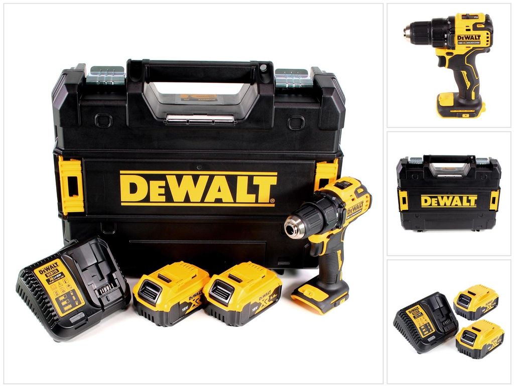 Trapano avvitatore a batteria DeWalt DCD 708 P2T 18 V Immagine del prodotto 