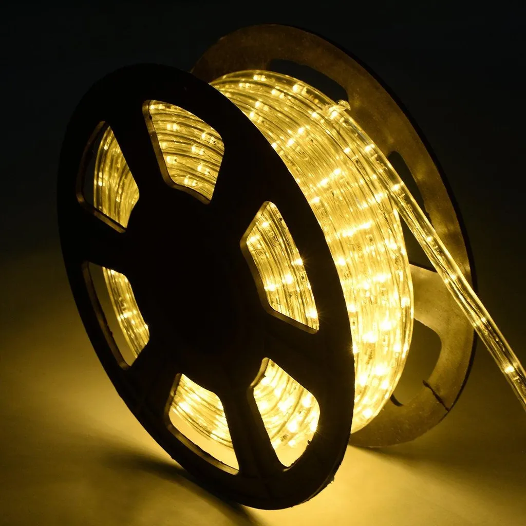 Corda Luminosa 20m 720 LED Bianco Caldo per Esterni e Interni IP44