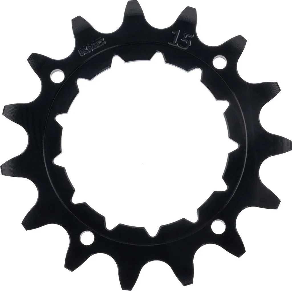 Pignon de vélo 15 dents KMC en alu pour moyeu arrière à vitesses Rohloff