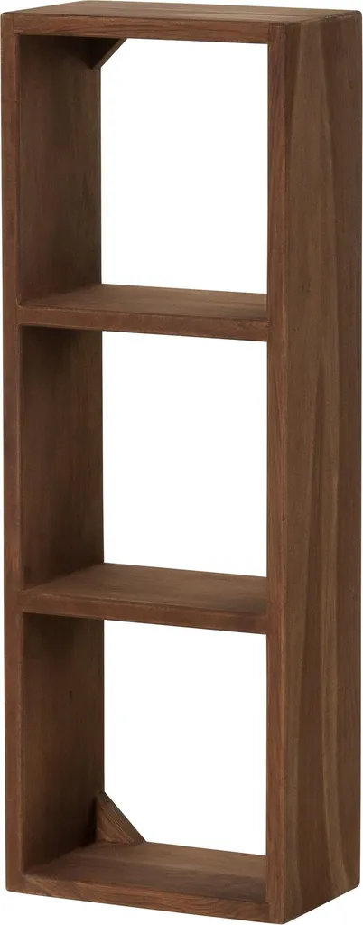 Étagère de rangement murale pour salon en bois massif 35x20x100 cm