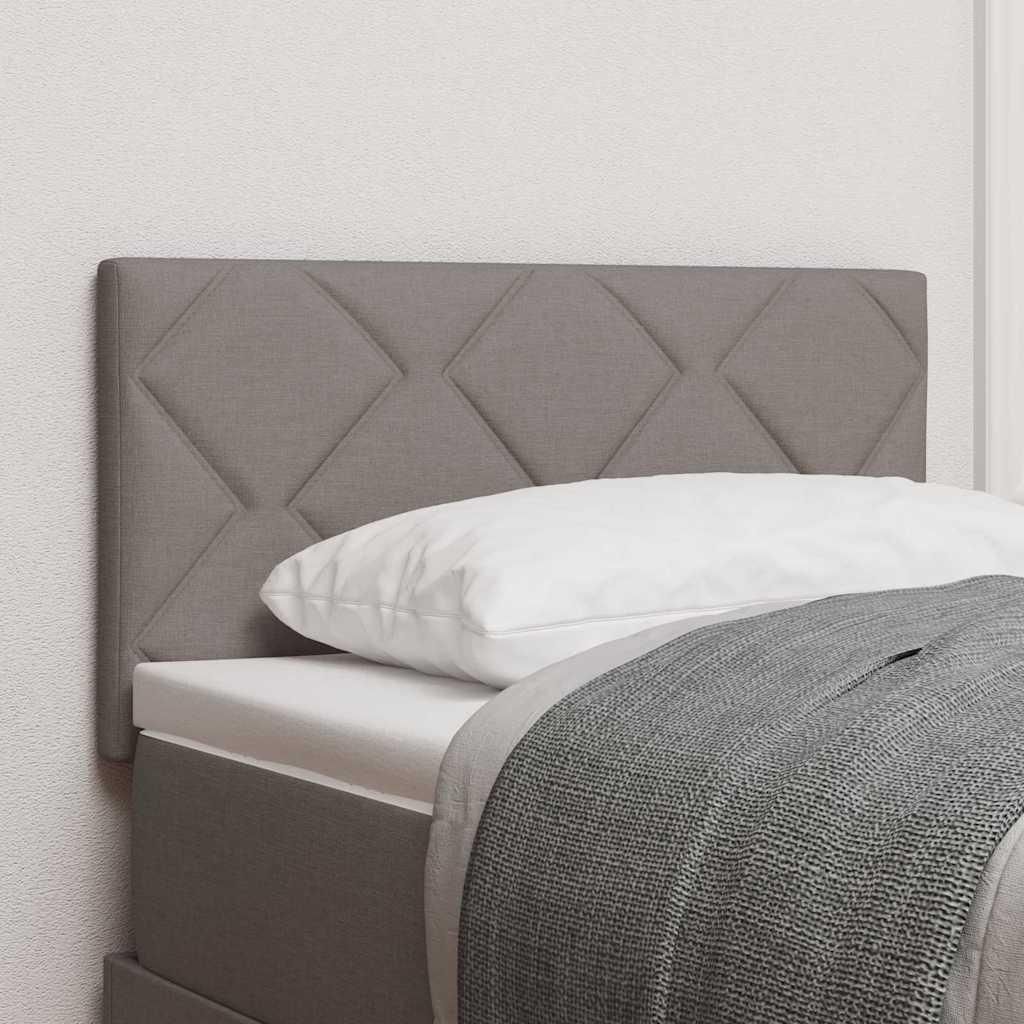 "Rabatt" Bettkopfteil modern - Kopfteil für Bett - mit Kopfteil Taupe 80 cm Kunstleder - Kopfteile CC18940