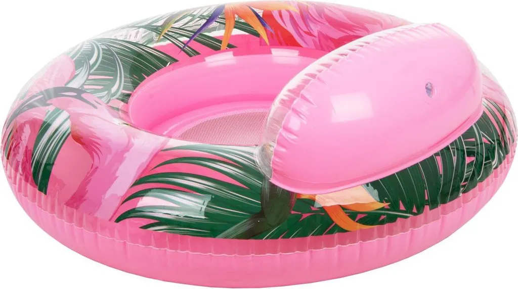 Fauteuil flottant gonflable de piscine 106 cm Rose - Confort aquatique