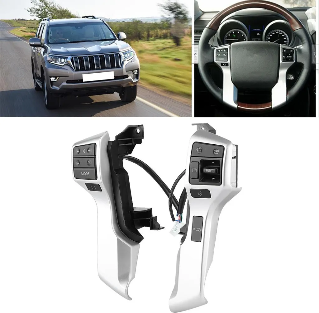 Tasti Multifunzione Volante Toyota Prado 84250-60180-B0 Bluetooth Audio