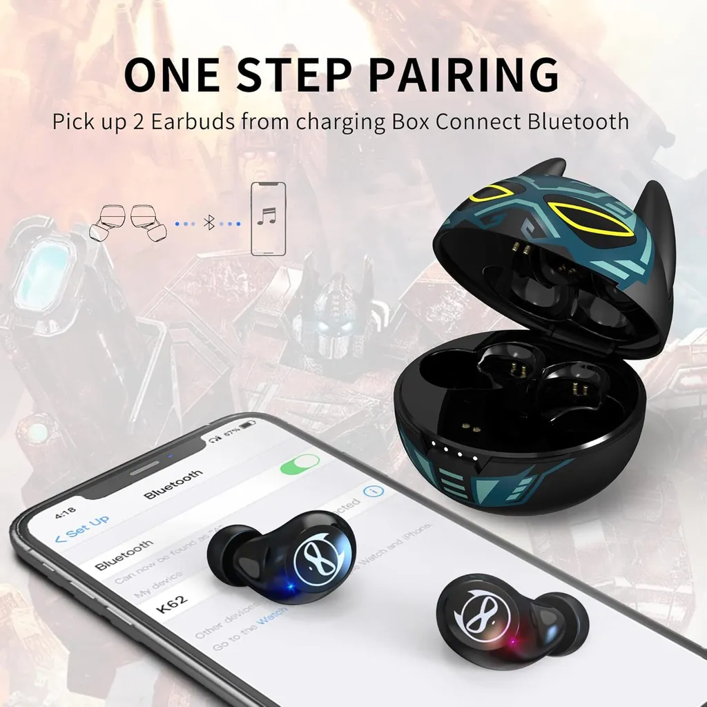 Auricolari Senza Fili Top per Ragazzi: 36h Batteria e Audio HiFi - 6