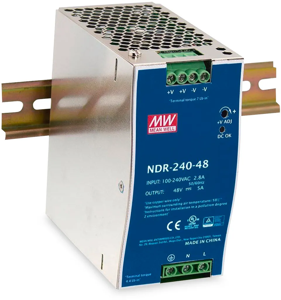 Évitez les Coupures : Alimentation 48V 240W Stable avec Boîtier Métal