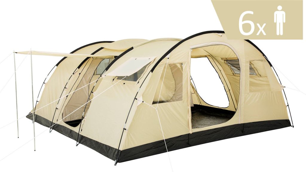 CampFeuer Zelt Caza für 6 Personen | Beige/Sand | Produktbild 
