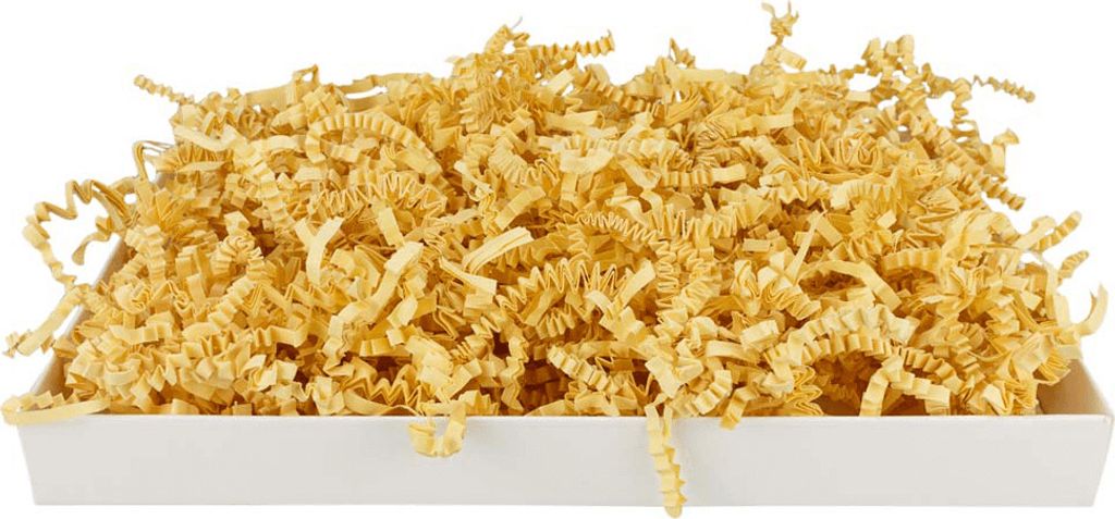 SizzlePak Vanille – 1 kg Füllmaterial aus Papier für Geschenke & Pakete