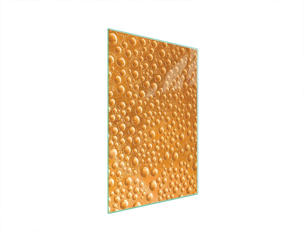 Lastra in Vetro Temperato 35x52 Gocce - Tagliere e Protezione Top