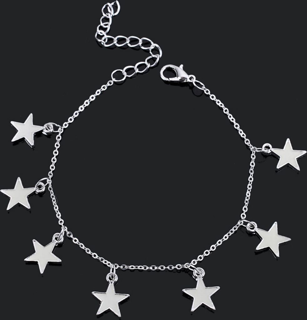 Kreatives, im Dunkeln leuchtendes Armband, Stern, Liebe, Herz, Blume, Armreif, Schmuck-6#