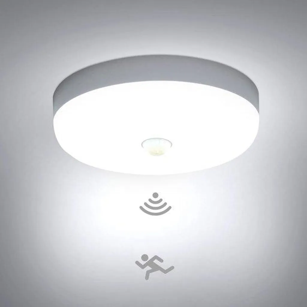 Éclairage Garage et Couloir : Plafonnier LED 15W Détecteur de Mouvement