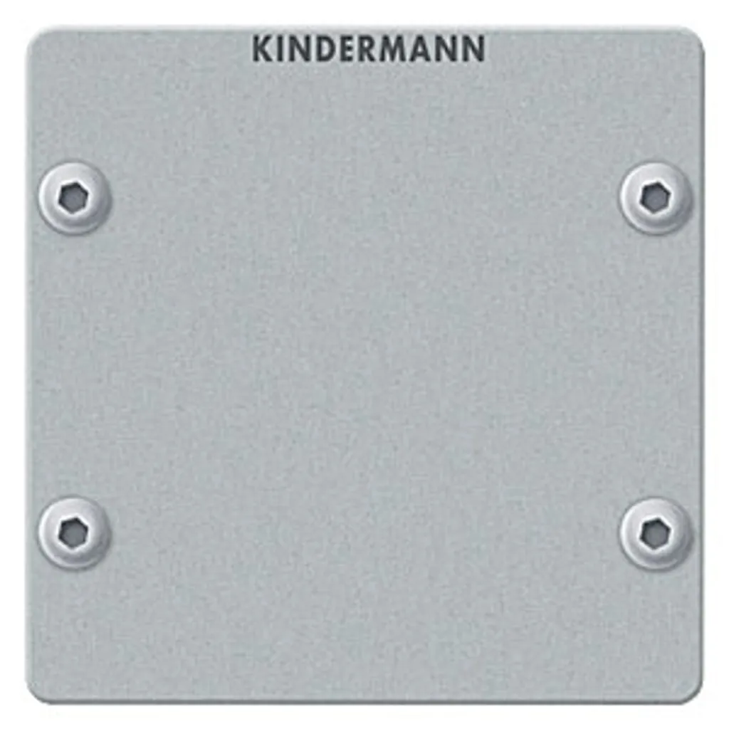 Obturateur Kindermann 50x50 pour masquer les trous de connectique AV