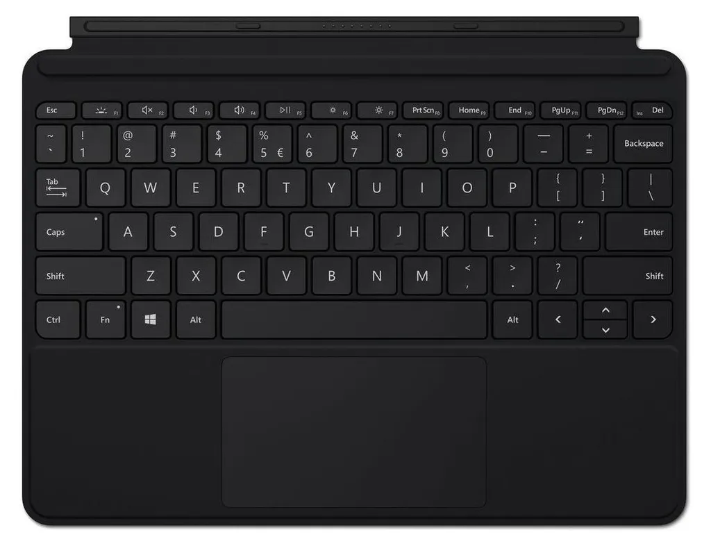 Microsoft Surface Go Type Cover Clavier Rétroéclairé Finition Noir Mat