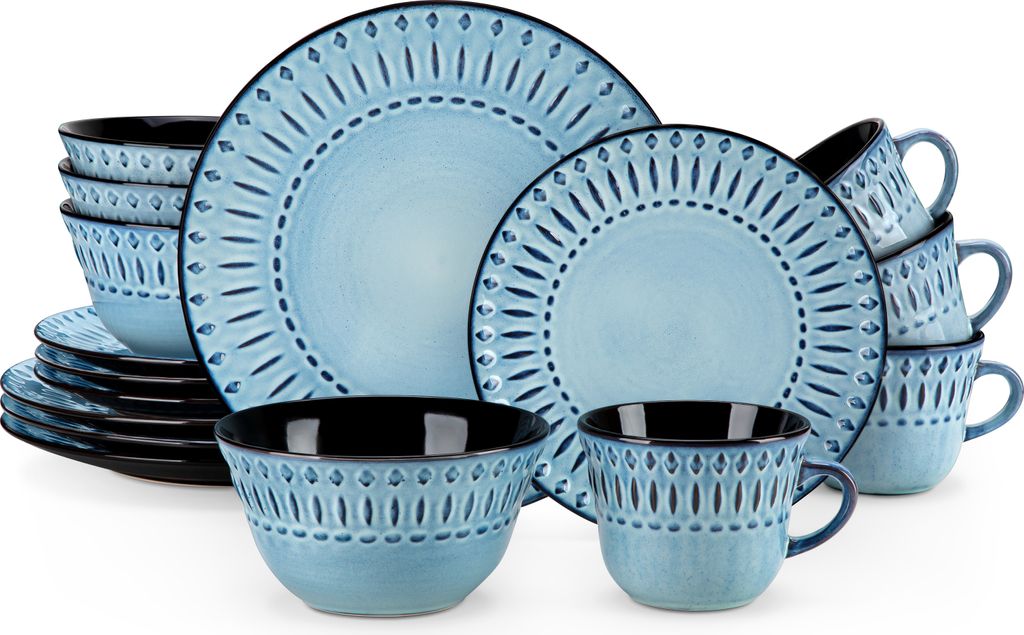 Porcelánový jídelní servis, 16dílná sada nádobí, Obrázek produktu 