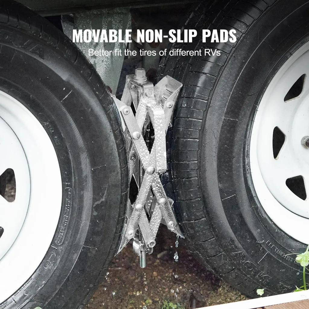 Cale de blocage pour roue de camping-car robuste et rapide 71C06G