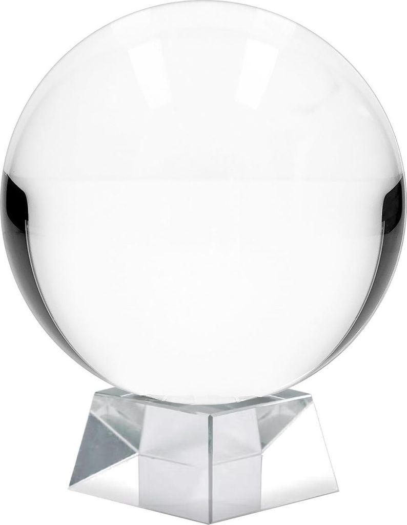 Boule de cristal Intirilife avec support en CRISTAL Image du produit 